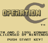 Operation C screenshot 3 for GameBoy